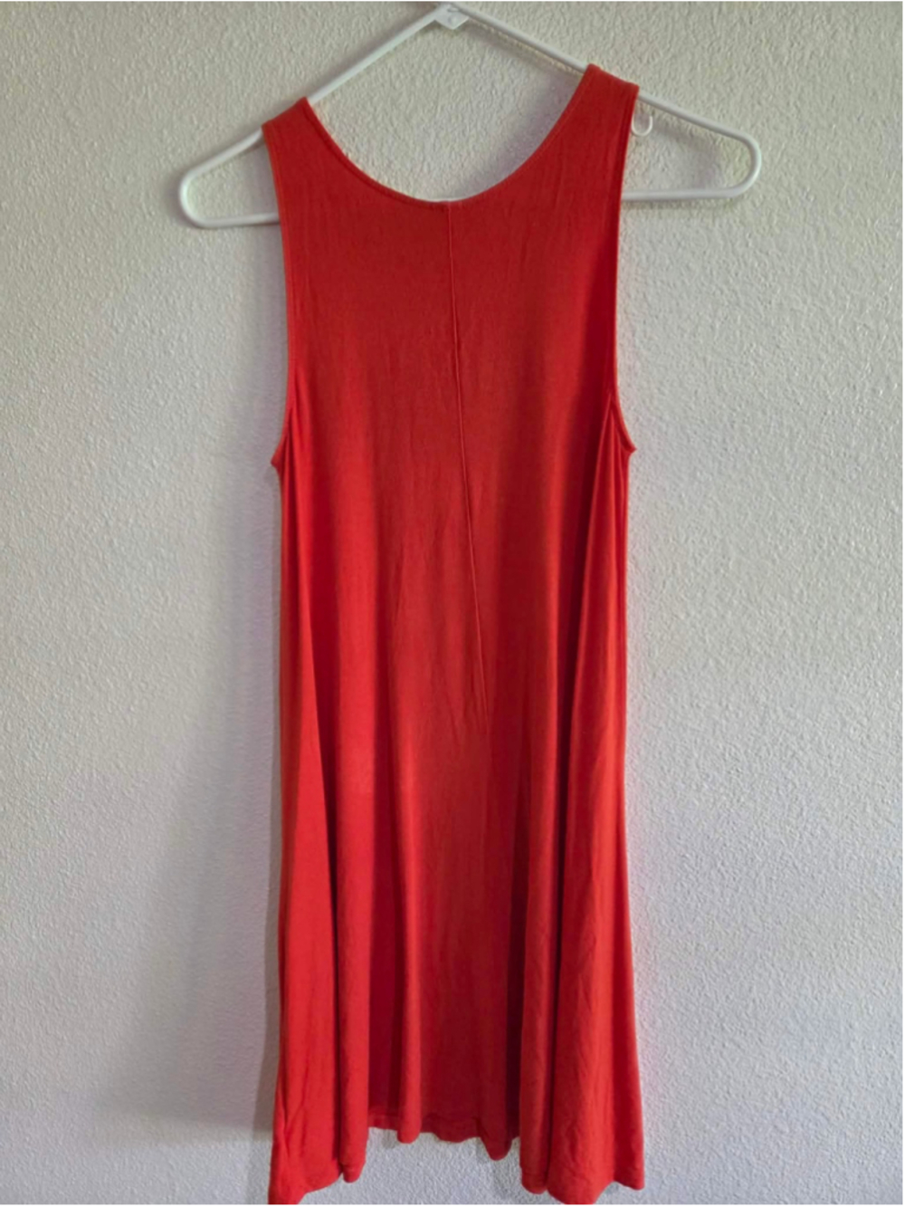 Old Navy Sleeveless Jersey Knit Swing Mini Dress Burnt Orange Small W-280